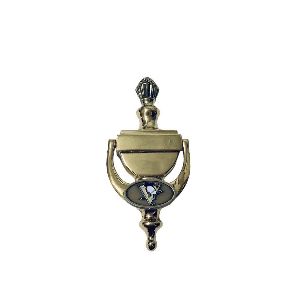 The Memory Company NHL Pittsburgh Penguins Brass Door Knocker